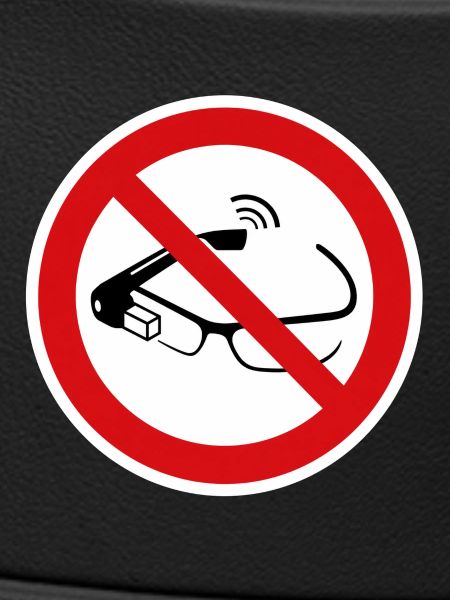 Smart glasses prohibited