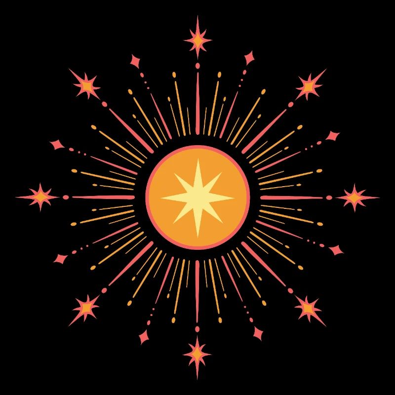 Étoile du solstice d’été – Symbole du soleil de Litha