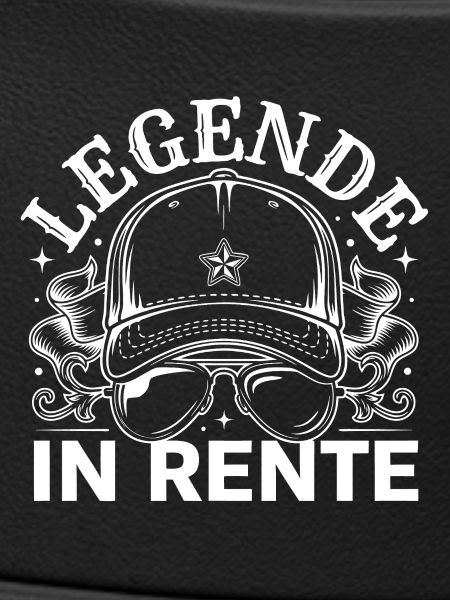 Legende Im Ruhestand Cap-Design
