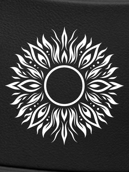 Mittsommer Sonne – Tribal Boho Symbol