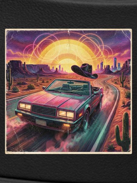 Retro Synthwave Desert Ride