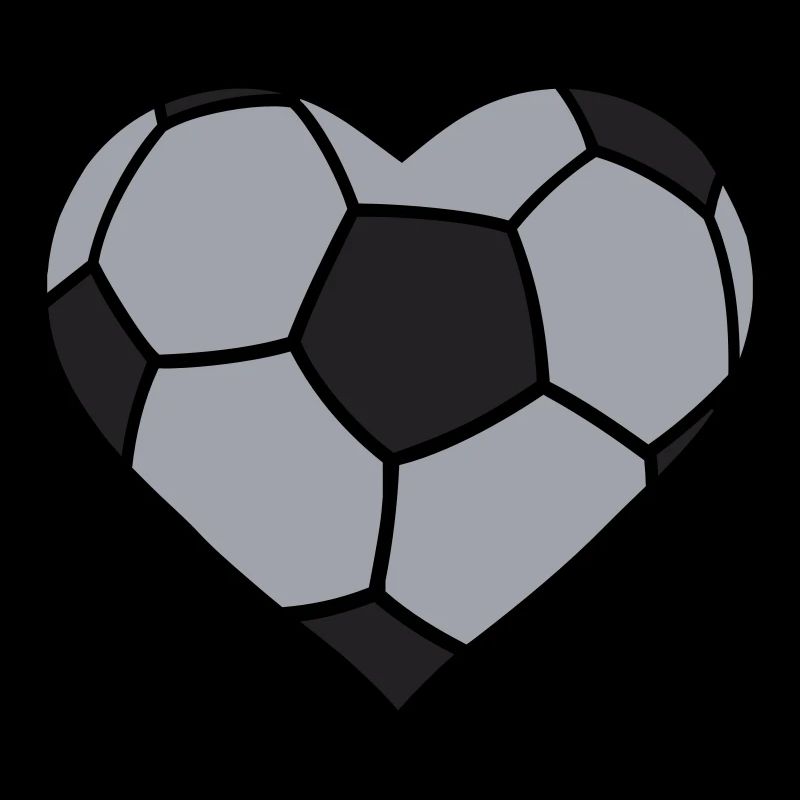 Fußballherz Paneldesign