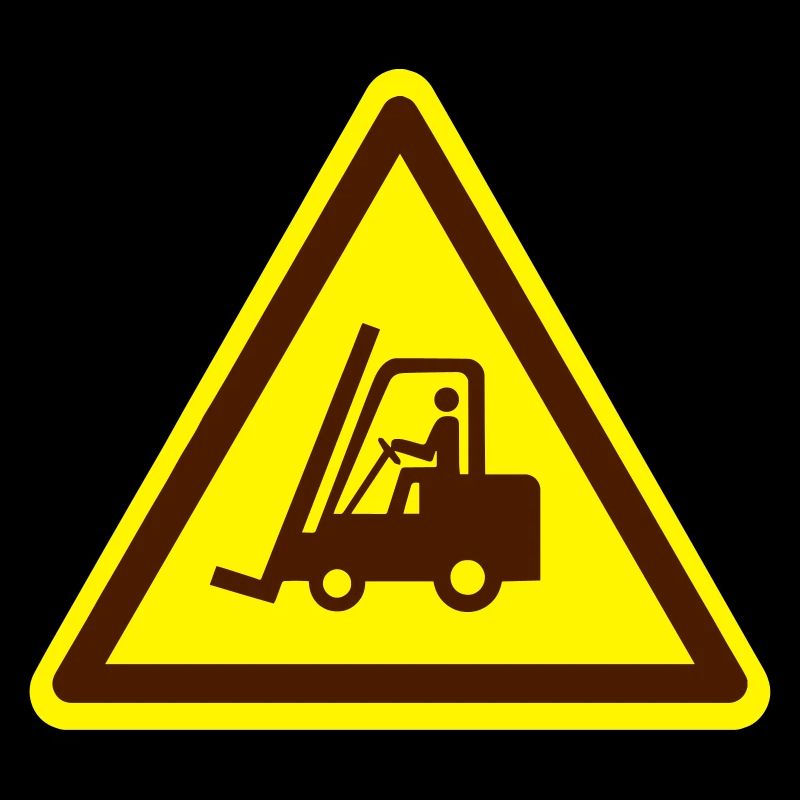Forklift plate (colors adjustable!)