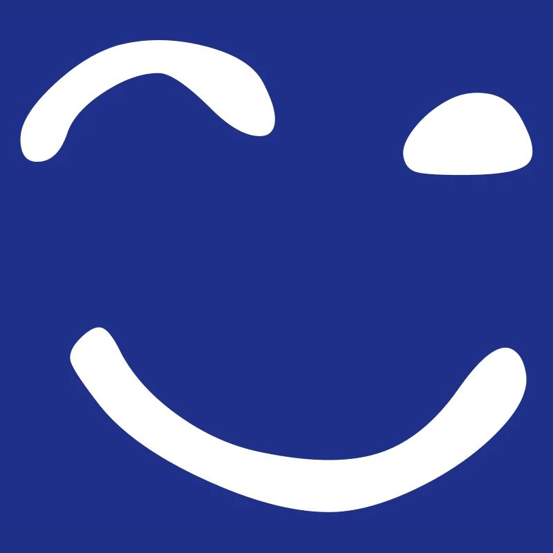 The winking face