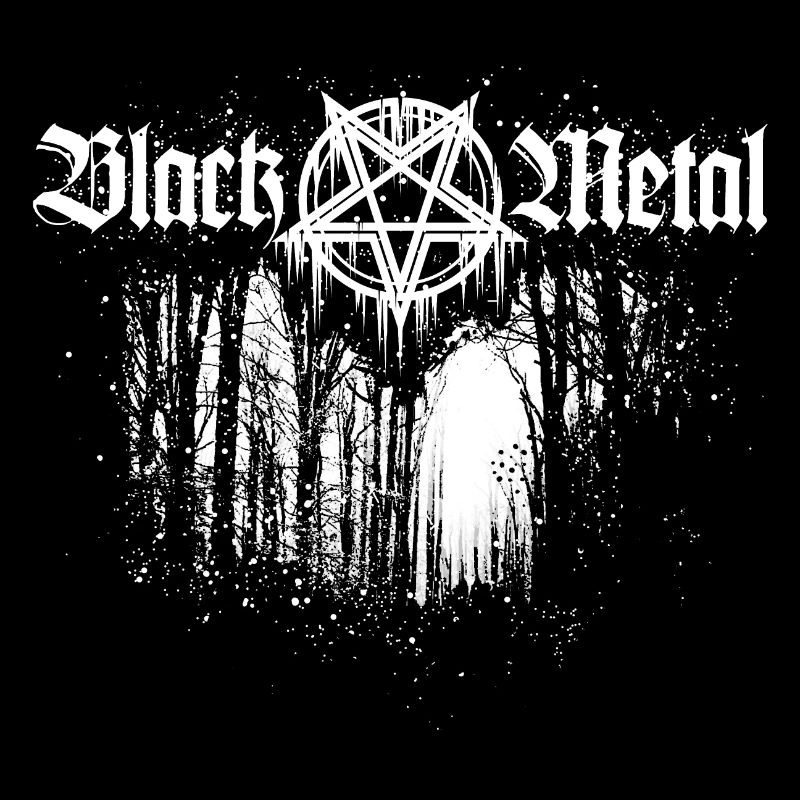 Black Metal | Pentagram and forest