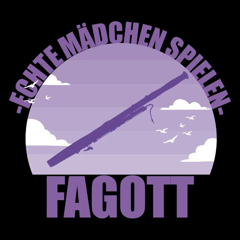 Fagott Musikerin Instrument Mädchen Geschenk