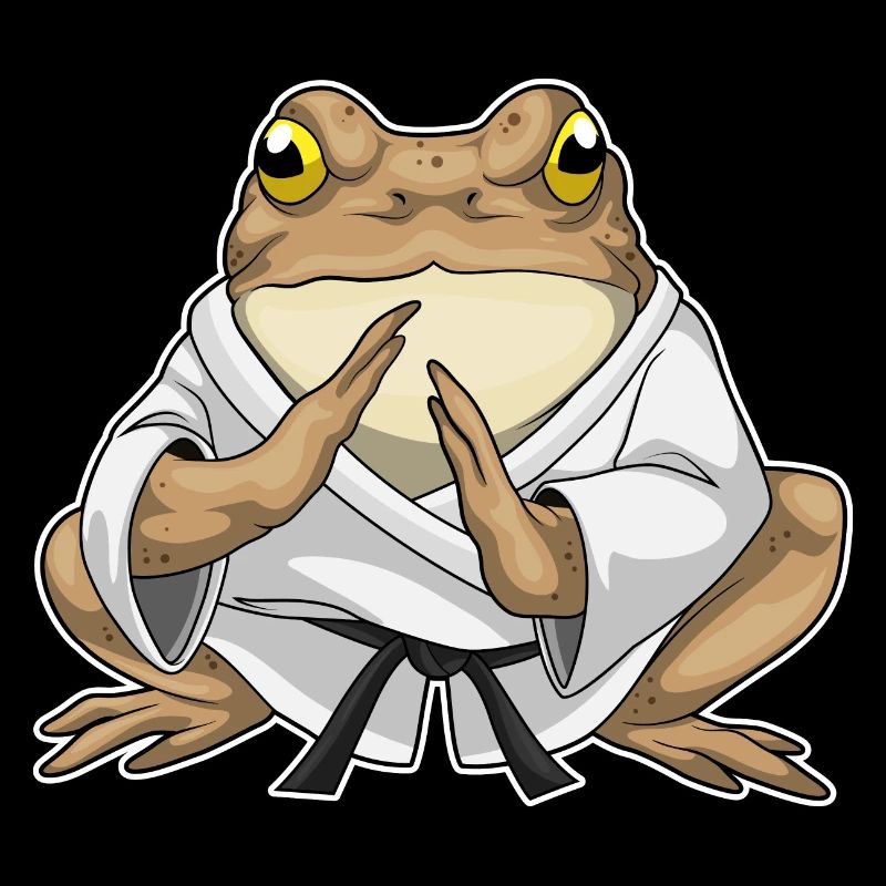 Frosch Karate Kampfsport