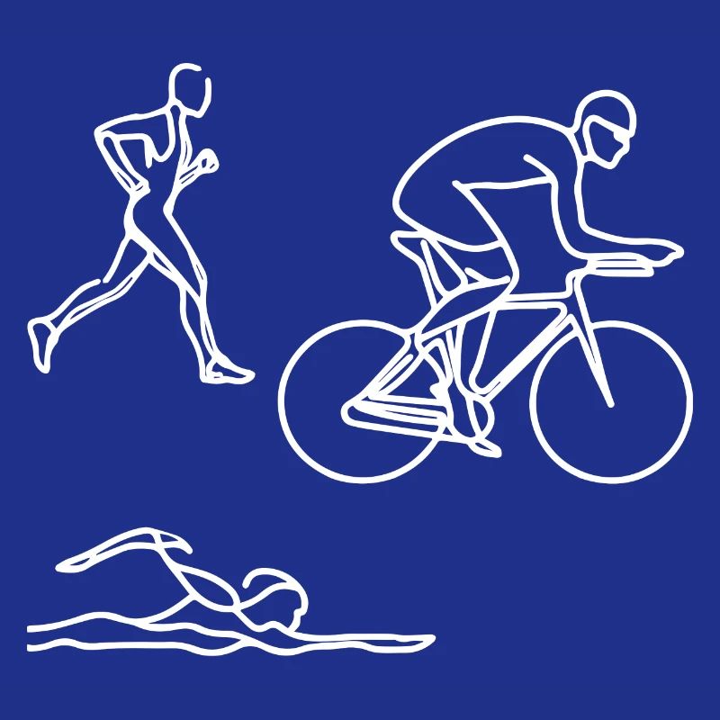 Triathlon Drawing