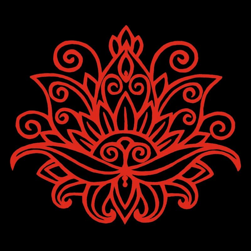 Red Lotus Mandala