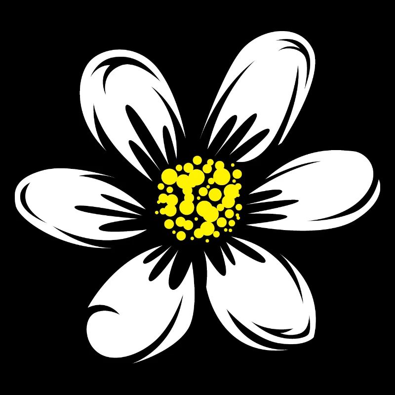 Daisy Boho Meadow Plants Nature Symbol