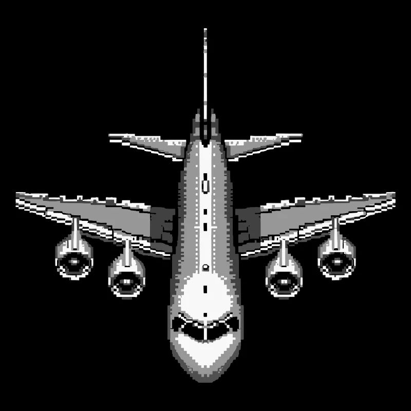 Airplane Pixel Art