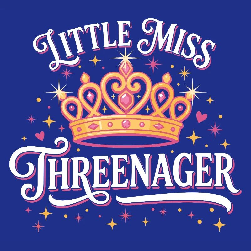 Threenager 3. Geburtstag 3 Jahre Mädchen