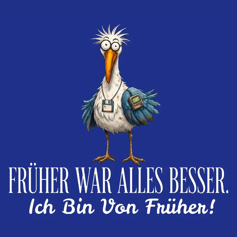 Früher war alles besser - Möwe Retro 90er Vogel