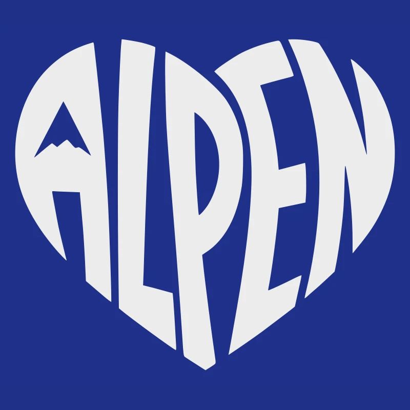 Alpine Heart Design - Couleur de design variable