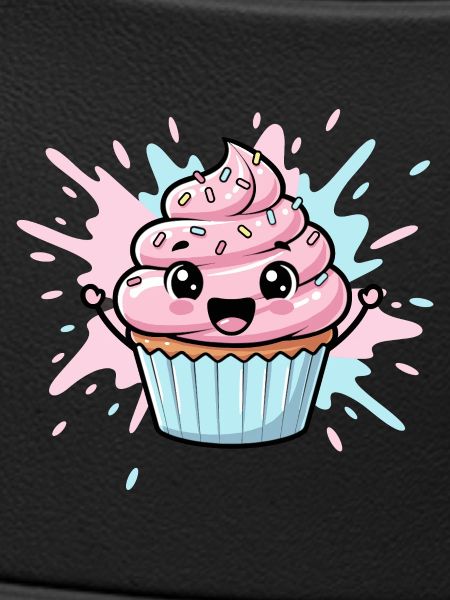 Kawaii Cupcake Illustration