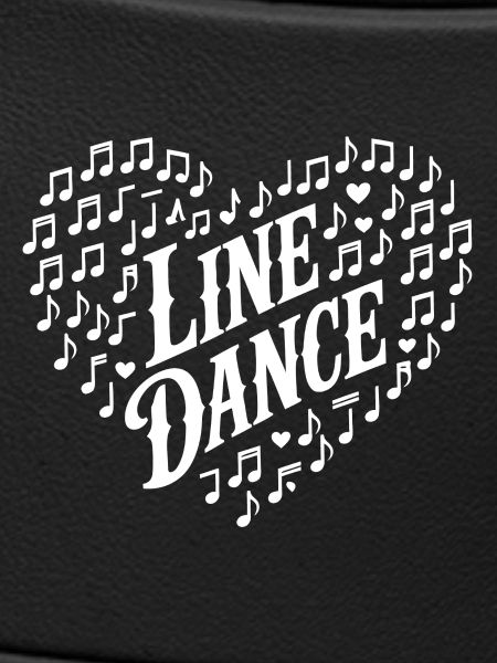 LineDance Herz Noten Muster