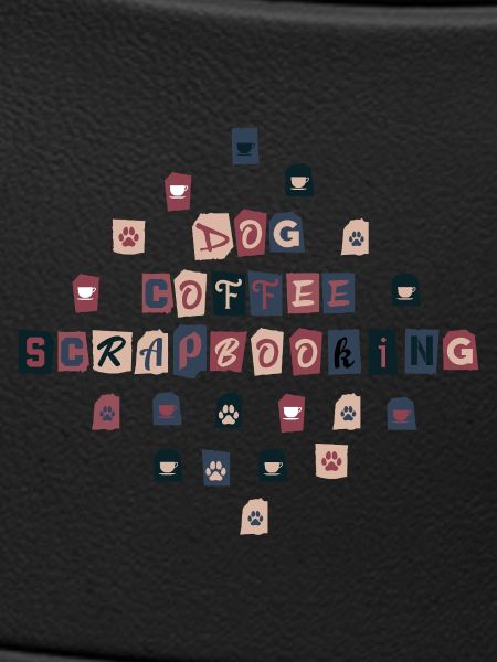 Hund Kaffee Scrapbooking