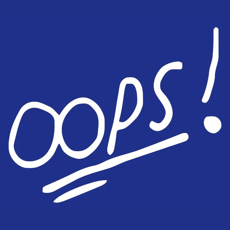Vibrant Oops Conception de texte manuscrit