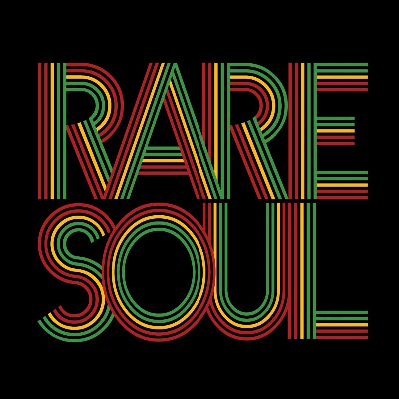 Rare âme Rouge Or Vert