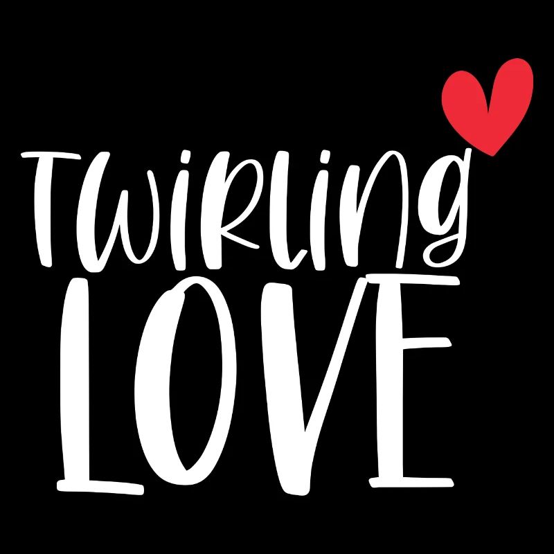 Twirling Love Baton Sport Gift