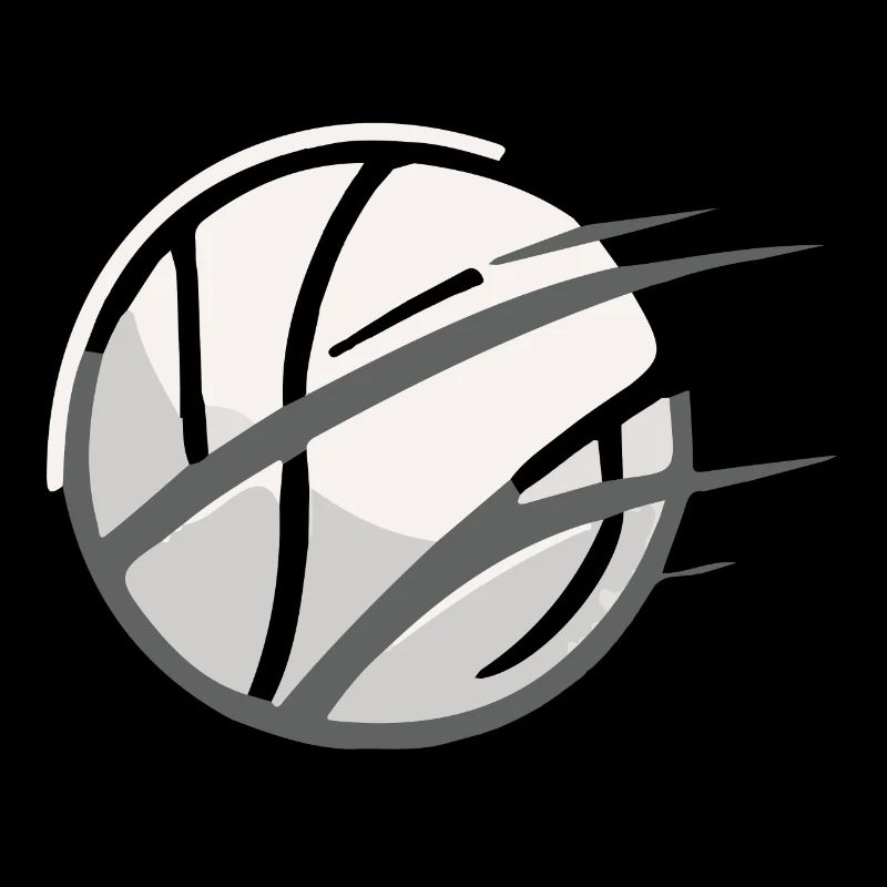 Volleyball - minimalistisches Logo