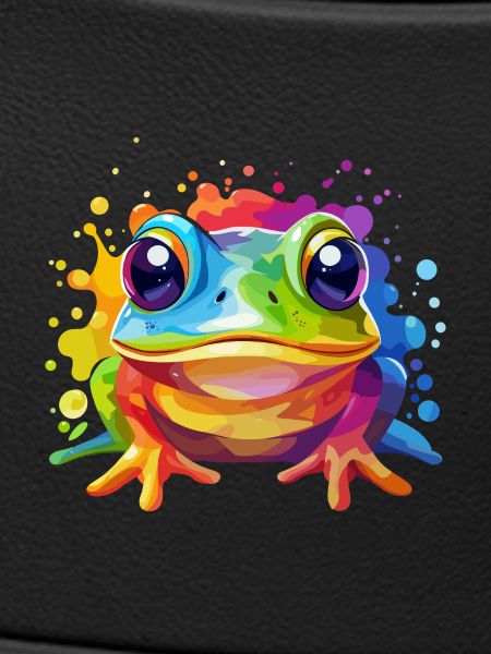 Frosch Design bunt