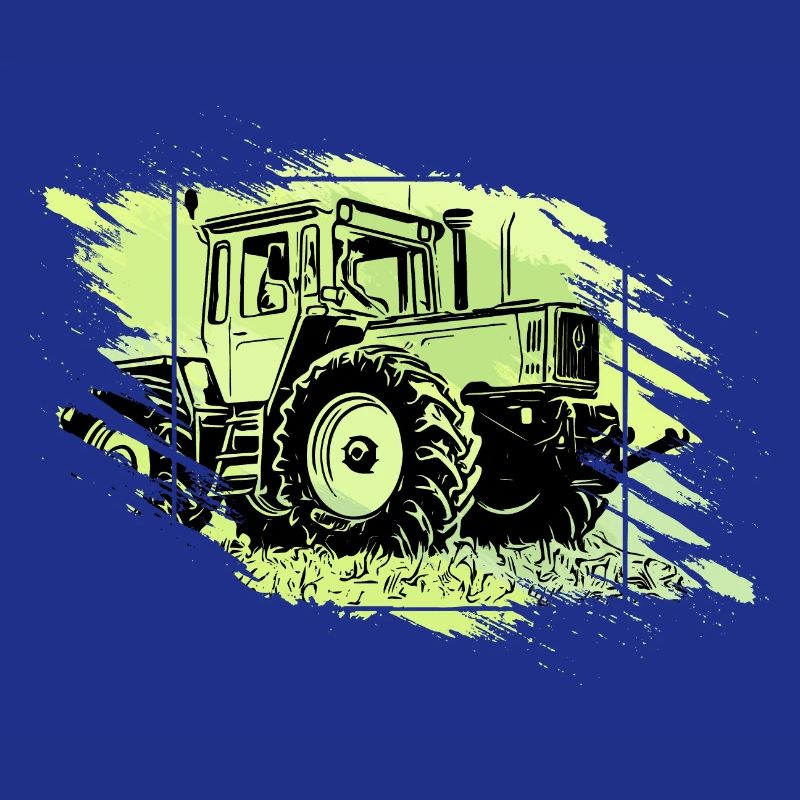 MB Tractor Grunge Retro