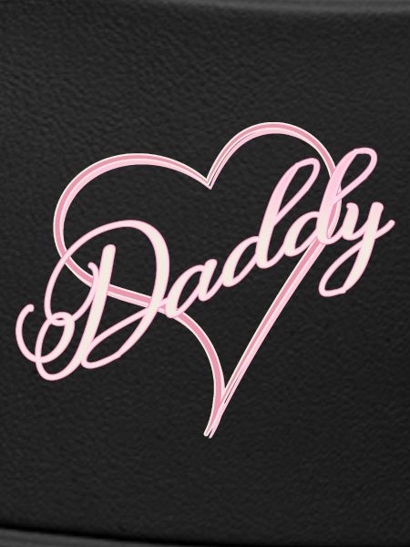 Daddy mit Herz Mädchen rosa