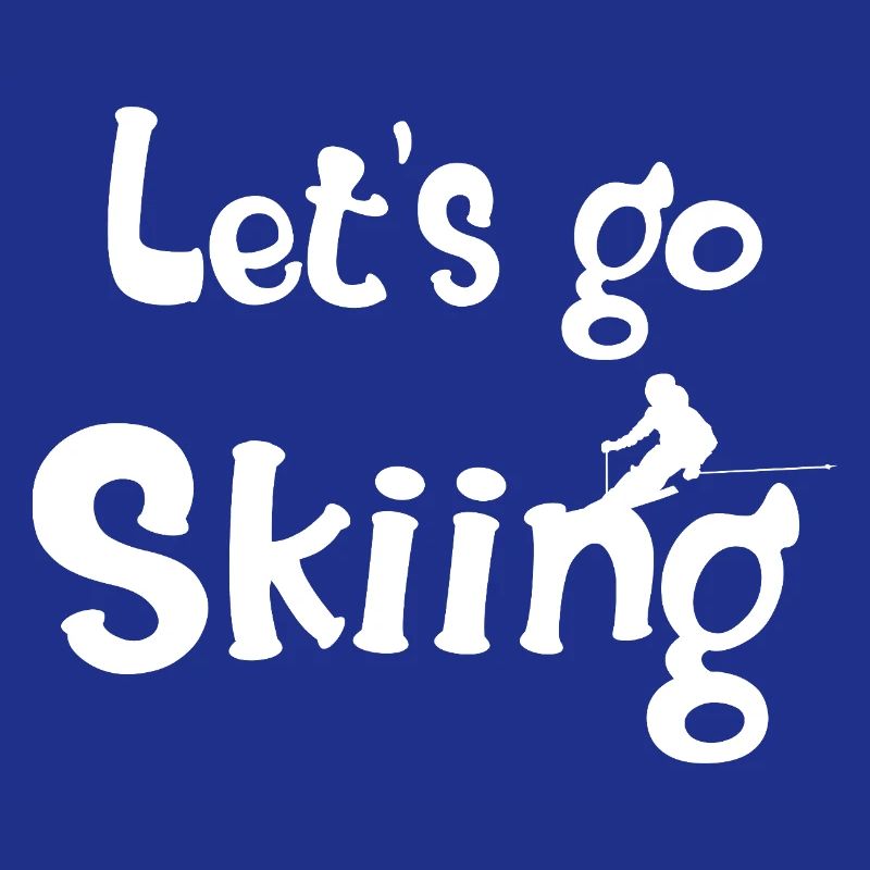 Bold ski lover