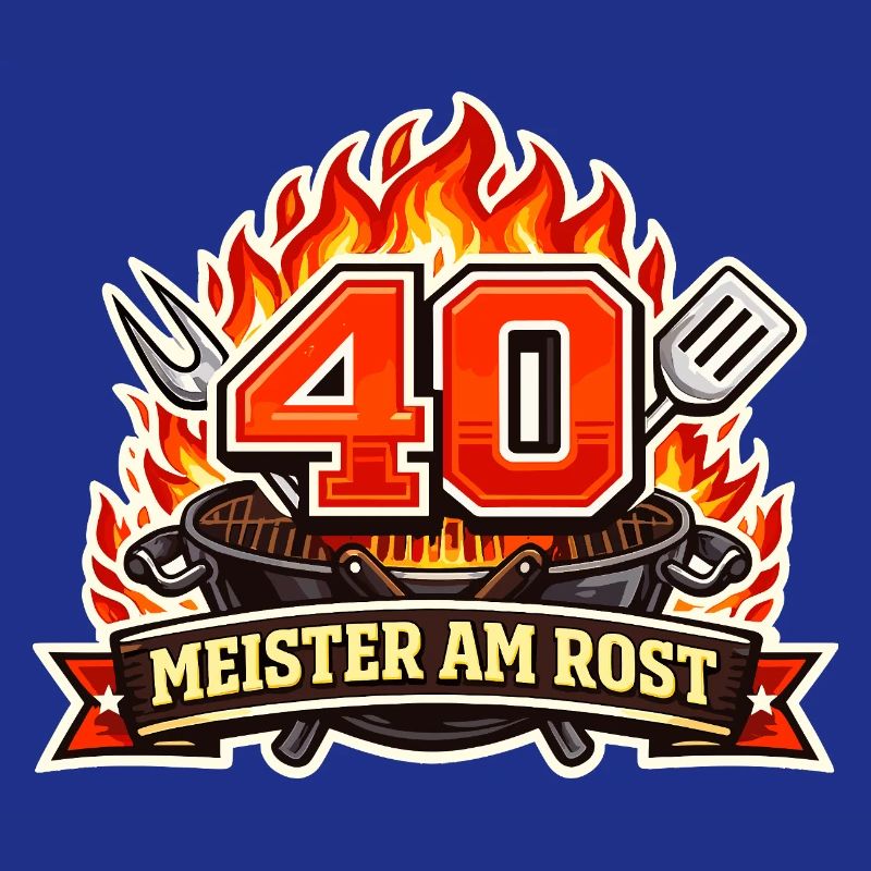 40 Master on the grill
