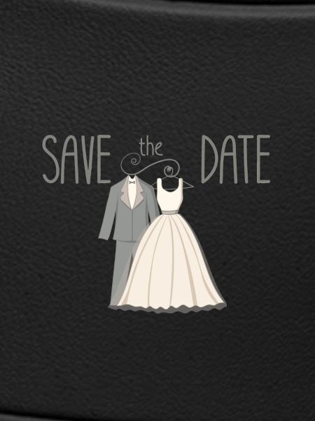 Hochzeit Save The Date Illustration