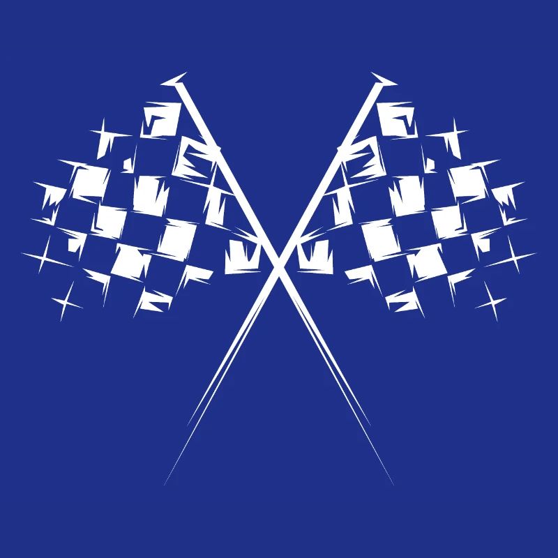 race drapeau de course drapeau de départ symbole d’arrivée Équipe