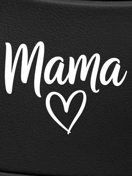 Mama Heart Script Logo