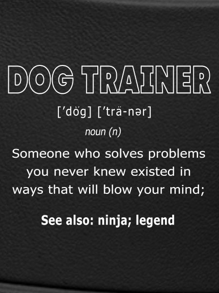 Dog trainer