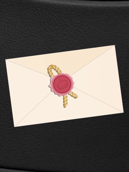closed envelope with seal