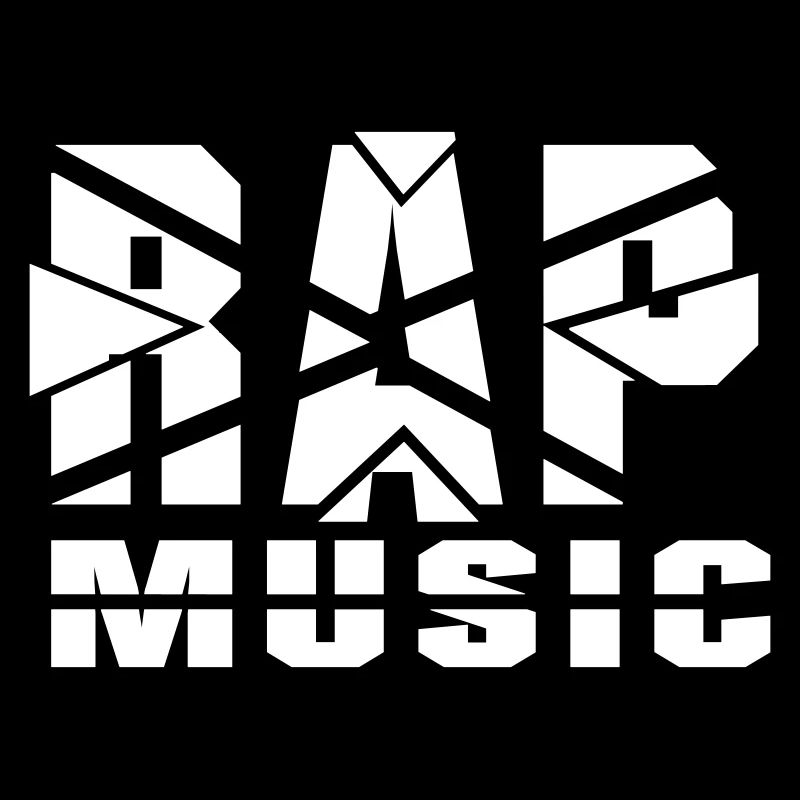 Rap Music Design Cut Up