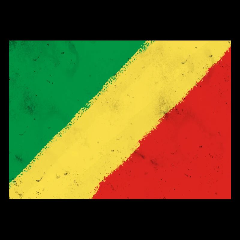 Flagge der Republik Kongo