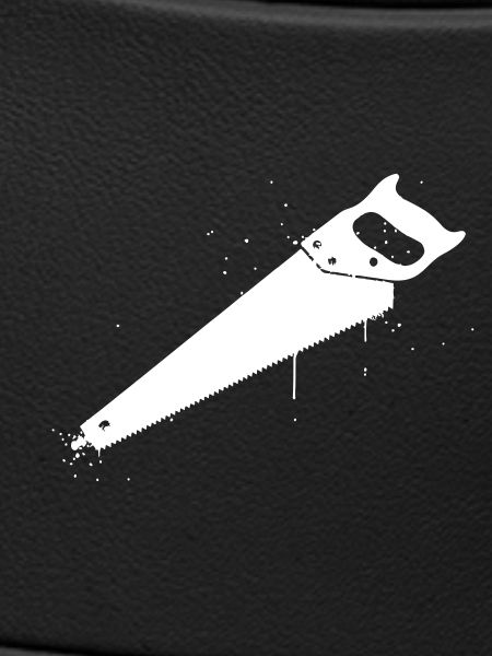 Hand Saw Graffiti Craft
