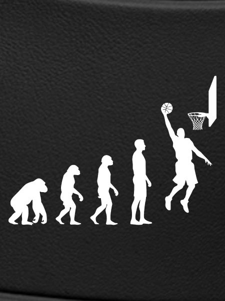 Basketball Dunk Evolution Motif