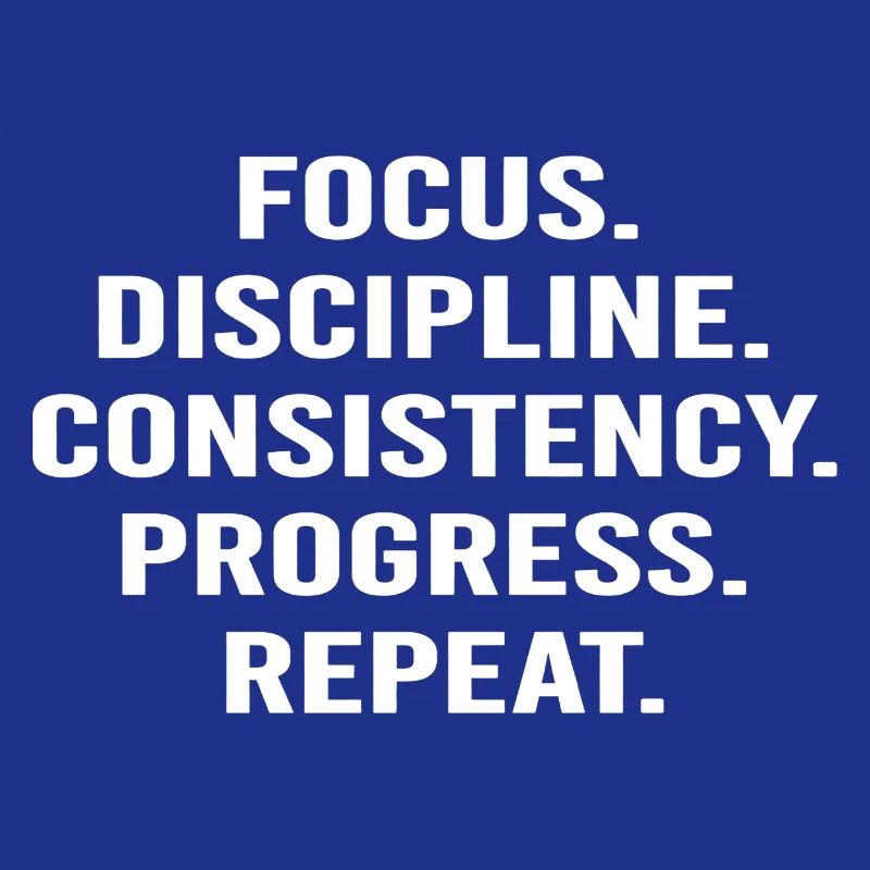 Focus Discipline Progress Repeat