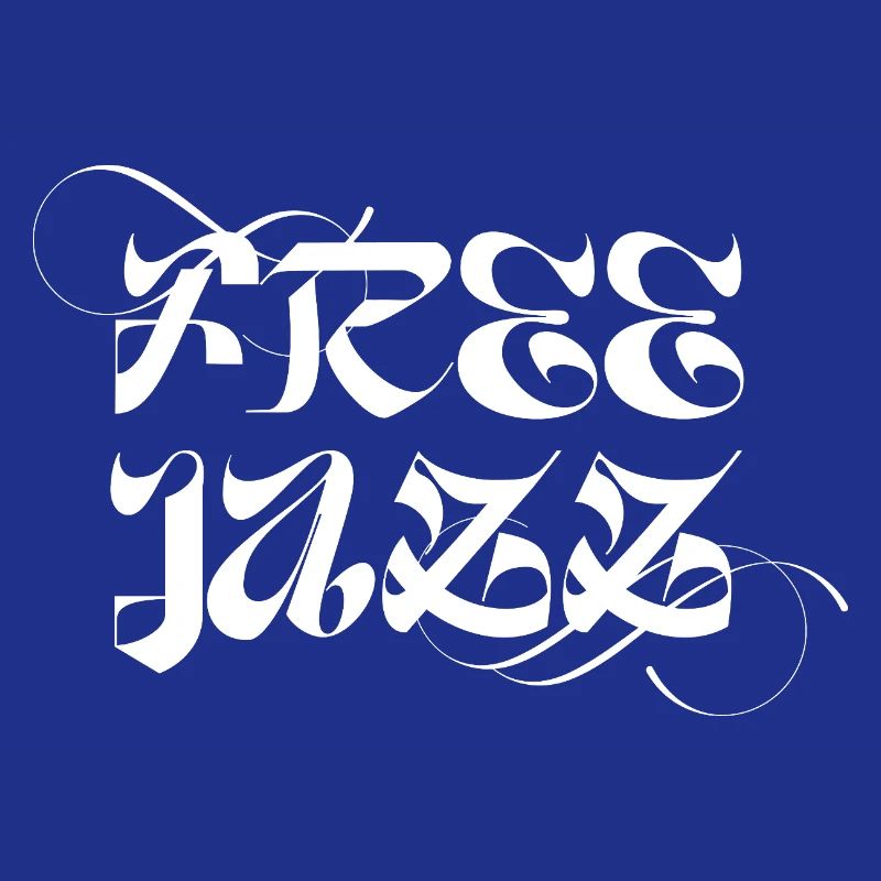 Conception typographique de jazz libre