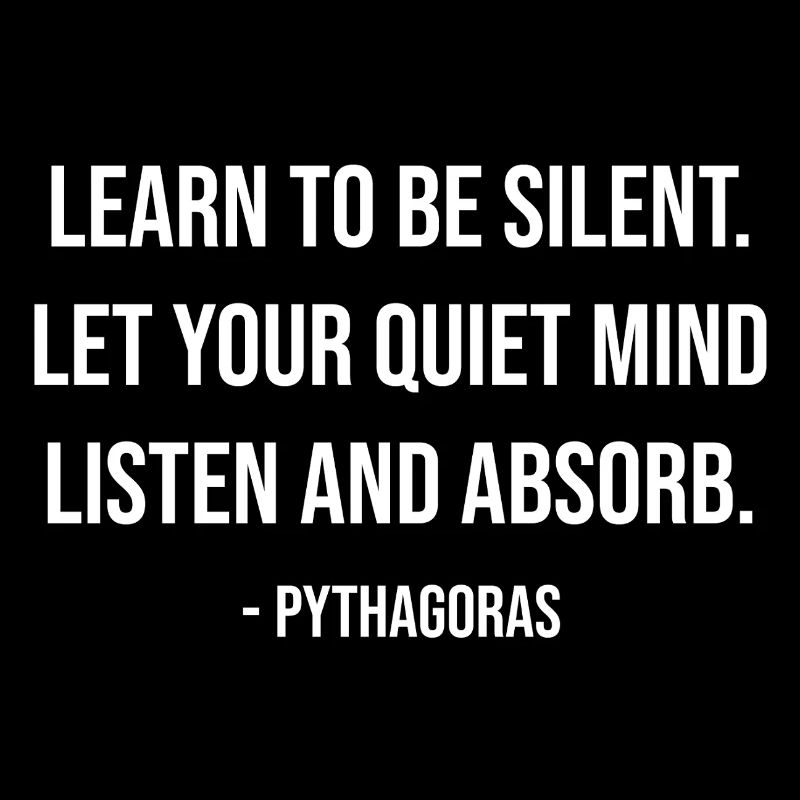 Citation de Pythagore dans l’Esprit Silencieux