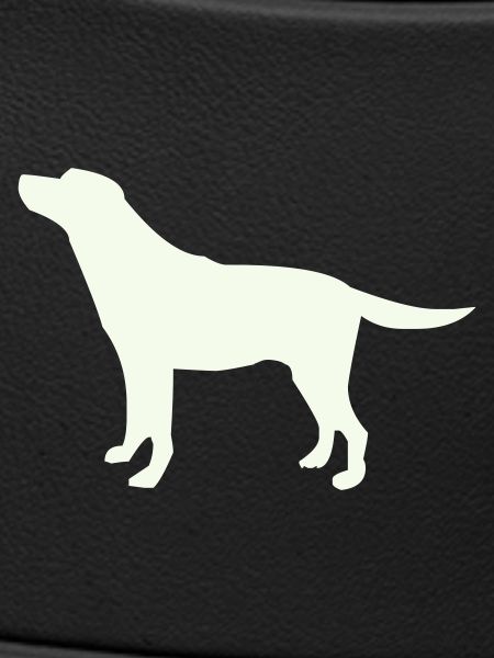 Laufender Hund Silhouette