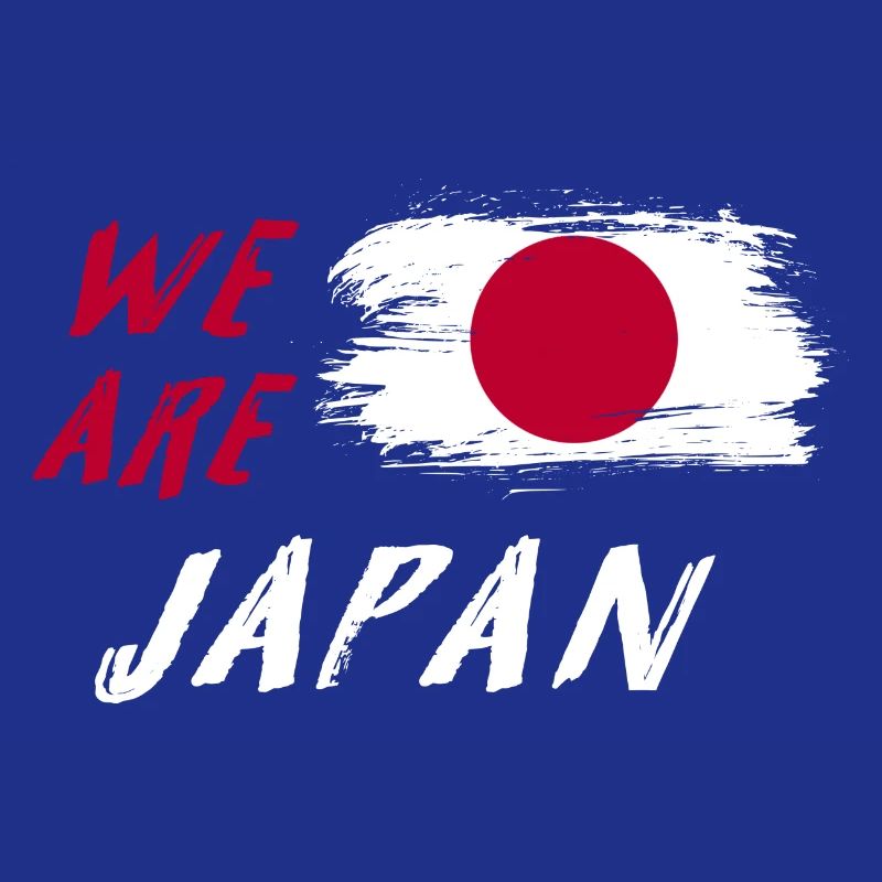 we are Japan flags design