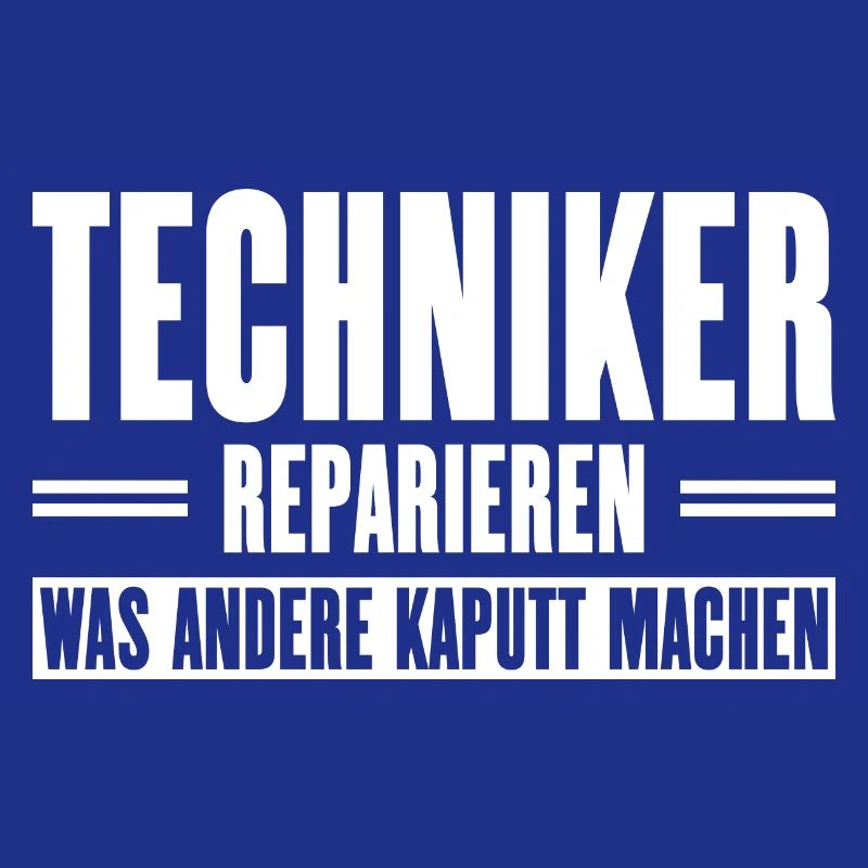Service technician support slogan for craftsmen
