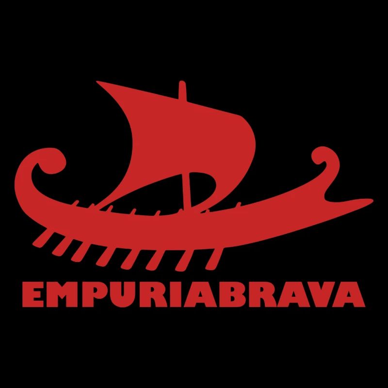 Ship Empuriabrava/Writing red #C62626