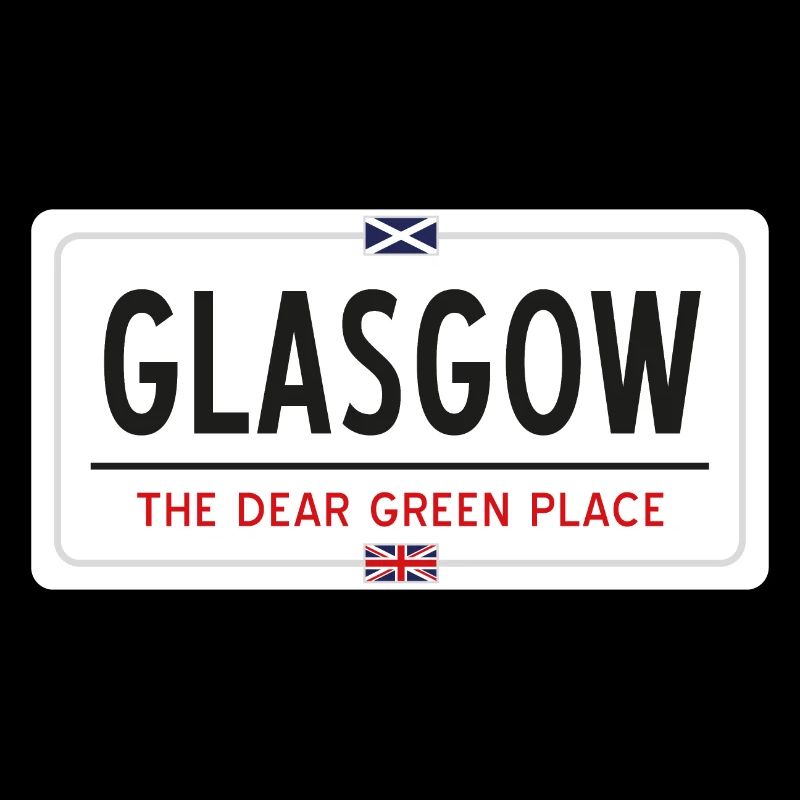 Signe de nom de lieu de Glasgow