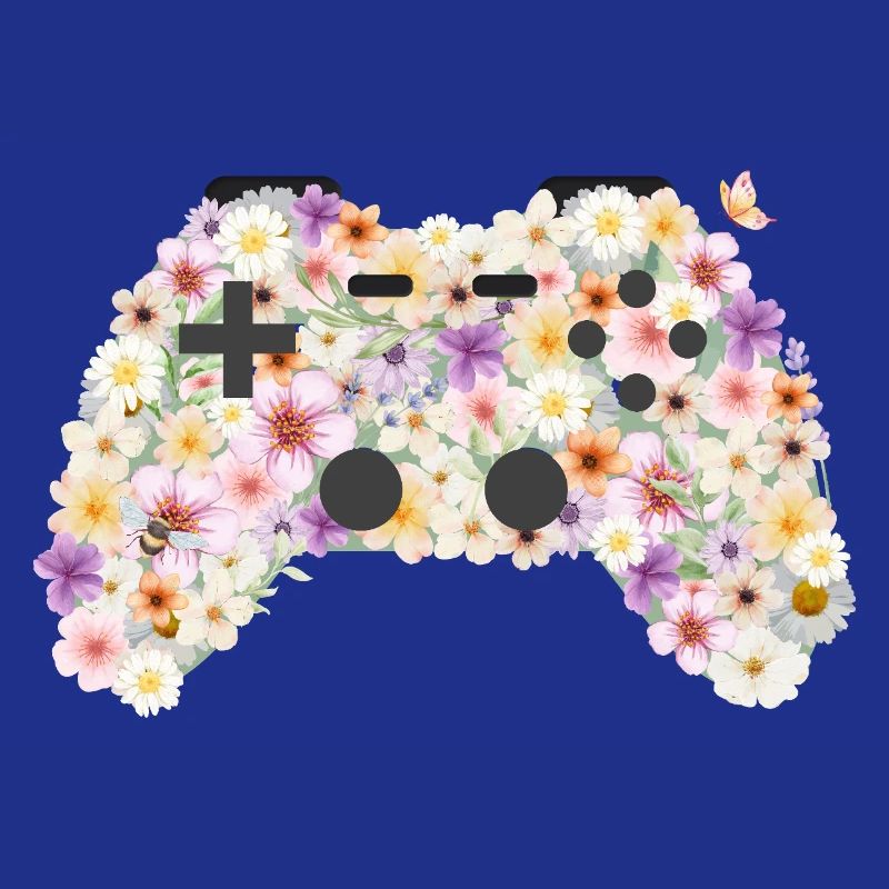 Floral Gamepad: Blütenkunst Controller