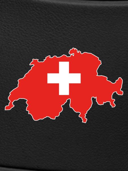 Switzerland Flag Map