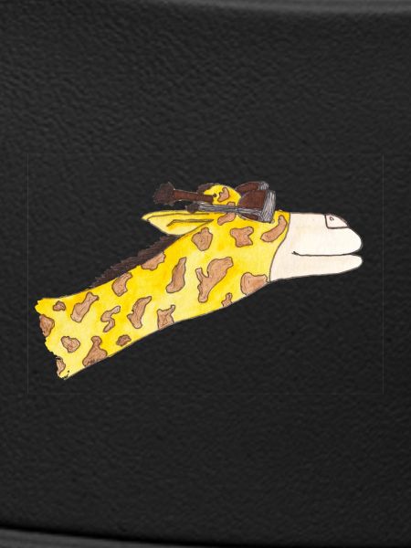 Giraffe in the wind